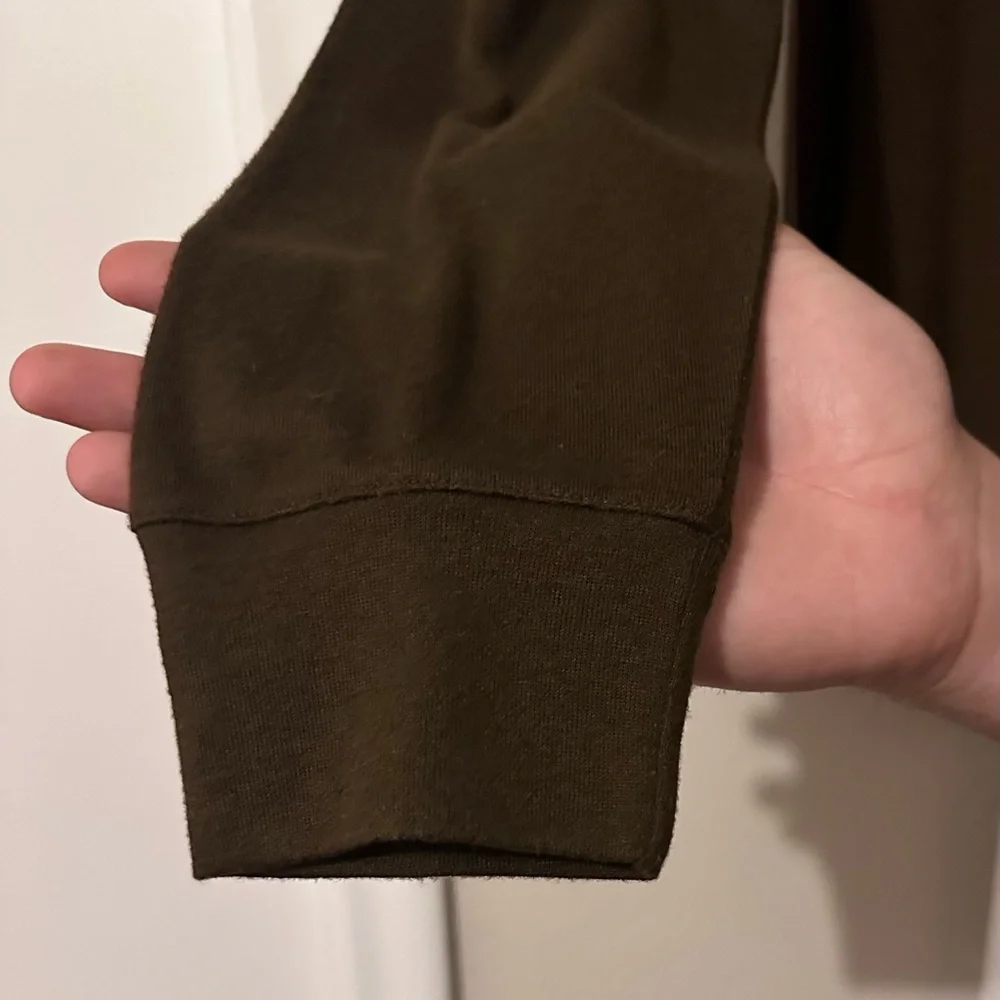 Ralph Lauren Purple Label Dark Brown Zip-Up Sweater